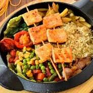 Paneer Shashlik Sizzler